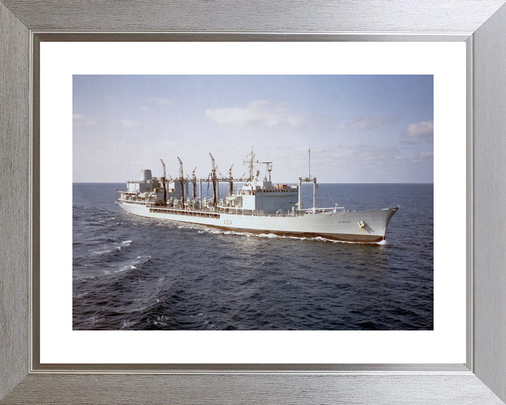 RFA Olmeda A124 Ol Class Tanker Starboard View