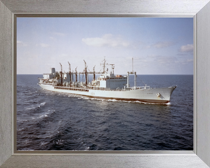 RFA Olmeda A124 Ol Class Tanker Starboard View