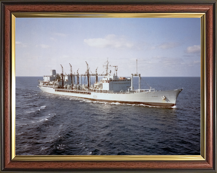 RFA Olmeda A124 Ol Class Tanker Starboard View