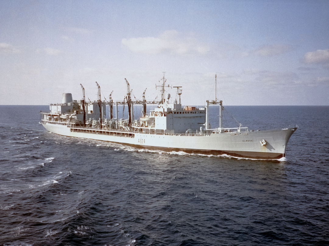 RFA Olmeda A124 Ol Class Tanker Starboard View Photo Print - Posters, Prints, & Visual Artwork - by Hampshire Prints (image 1 of 9)