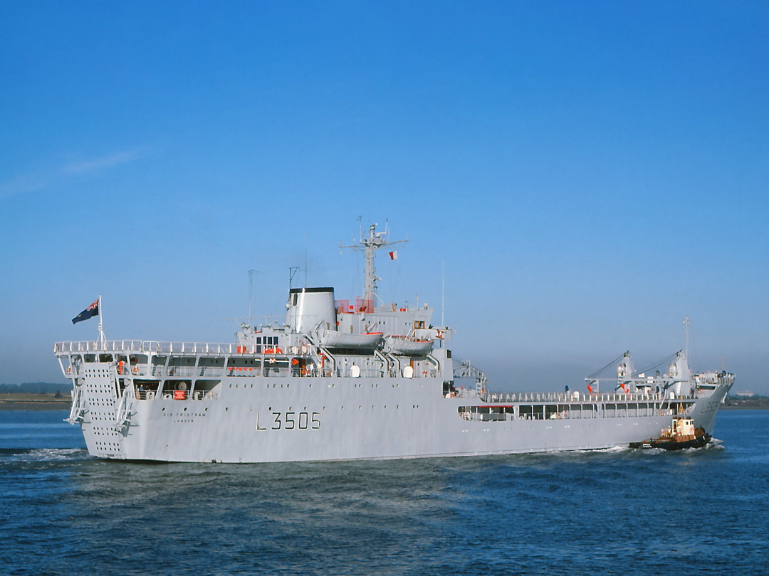 RFA Sir Tristram L3505 Round Table Class Ship January 2010 Photo Print - Posters, Prints, & Visual Artwork - by Hampshire Prints (image 1 of 9)