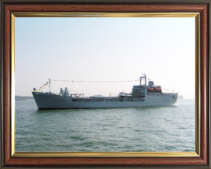 RFA Sir Tristram L3505 Round Table Class Ship June 2005 Dress Ship Photo Print - Posters, Prints, & Visual Artwork - by Hampshire Prints (image 9 of 9)