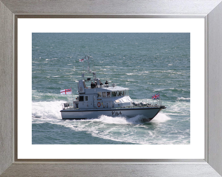 HMS Explorer (P164) Royal Navy Archer Class P2000 Patrol Vessel At Sea Photo Print Wall Art Decor - Posters, Prints, & Visual Artwork - by Hampshire Prints (image 6 of 9)