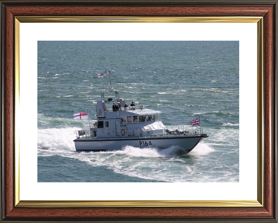 HMS Explorer (P164) Royal Navy Archer Class P2000 Patrol Vessel At Sea Photo Print Wall Art Decor - Posters, Prints, & Visual Artwork - by Hampshire Prints (image 8 of 9)