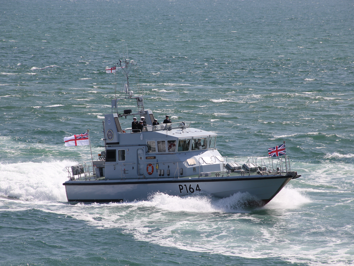 HMS Explorer (P164) Royal Navy Archer Class P2000 Patrol Vessel At Sea Photo Print Wall Art Decor - Posters, Prints, & Visual Artwork - by Hampshire Prints (image 1 of 9)