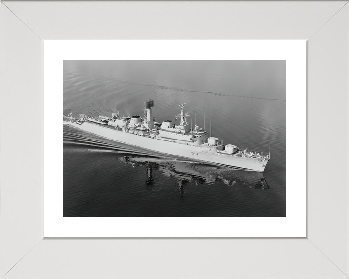 HMS Glamorgan (D19) Royal Navy County Class Destroyer Starboard Reflections Photo Print Wall Art Decor - Posters, Prints, & Visual Artwork - by Hampshire Prints (image 4 of 9)