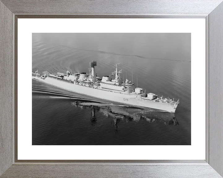 HMS Glamorgan (D19) Royal Navy County Class Destroyer Starboard Reflections Photo Print Wall Art Decor - Posters, Prints, & Visual Artwork - by Hampshire Prints (image 6 of 9)