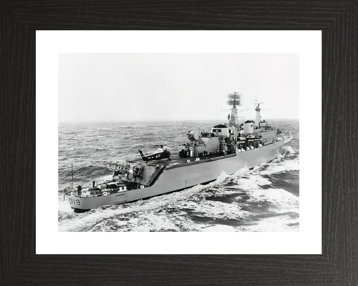 HMS Glamorgan (D19) Royal Navy County Class Destroyer At Sea Photo Print Wall Art Decor - Posters, Prints, & Visual Artwork - by Hampshire Prints (image 2 of 9)