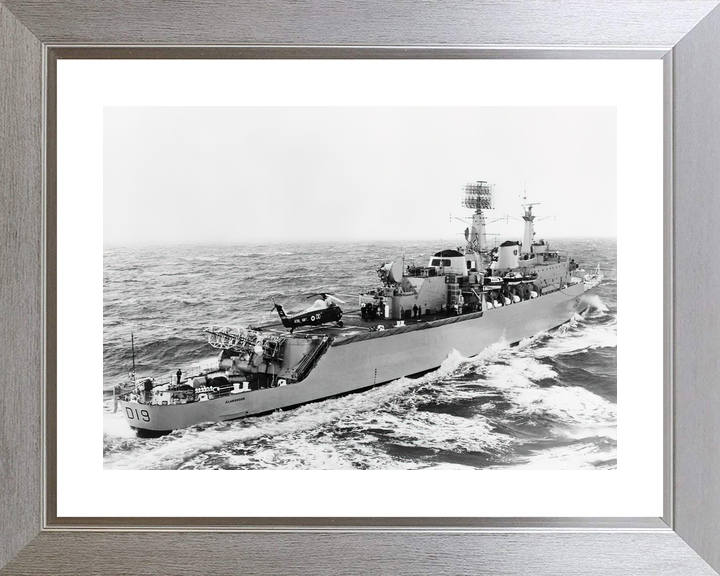 HMS Glamorgan (D19) Royal Navy County Class Destroyer At Sea Photo Print Wall Art Decor - Posters, Prints, & Visual Artwork - by Hampshire Prints (image 6 of 9)
