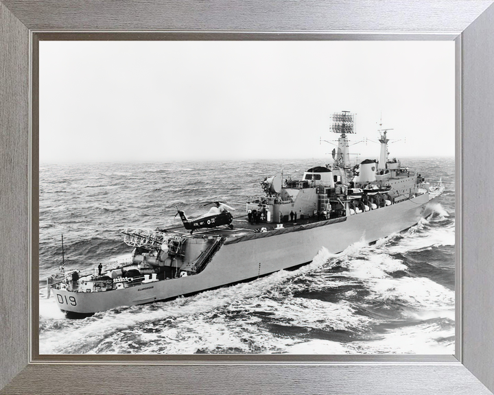 HMS Glamorgan (D19) Royal Navy County Class Destroyer At Sea Photo Print Wall Art Decor - Posters, Prints, & Visual Artwork - by Hampshire Prints (image 7 of 9)