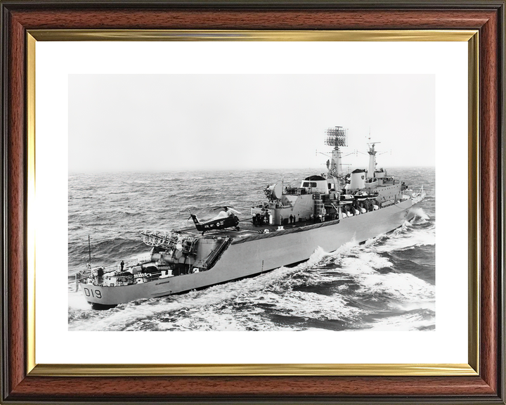 HMS Glamorgan (D19) Royal Navy County Class Destroyer At Sea Photo Print Wall Art Decor - Posters, Prints, & Visual Artwork - by Hampshire Prints (image 8 of 9)