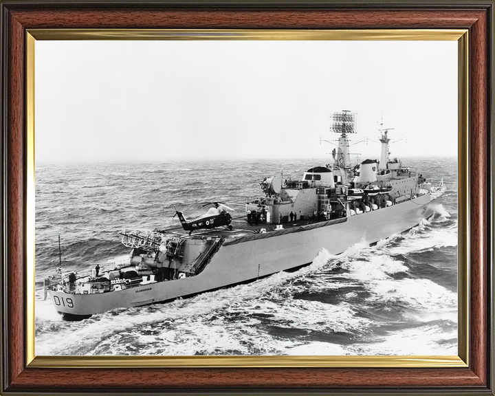 HMS Glamorgan (D19) Royal Navy County Class Destroyer At Sea Photo Print Wall Art Decor - Posters, Prints, & Visual Artwork - by Hampshire Prints (image 9 of 9)