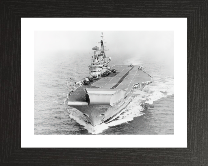 HMS Hermes (R12) Royal Navy Centaur Class Aircraft Carrier High Port Bow View Photo Print Wall Art Decor - Posters, Prints, & Visual Artwork - by Hampshire Prints (image 2 of 9)