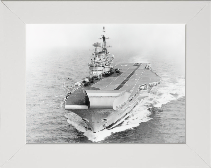 HMS Hermes (R12) Royal Navy Centaur Class Aircraft Carrier High Port Bow View Photo Print Wall Art Decor - Posters, Prints, & Visual Artwork - by Hampshire Prints (image 5 of 9)