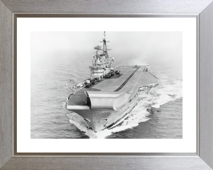 HMS Hermes (R12) Royal Navy Centaur Class Aircraft Carrier High Port Bow View Photo Print Wall Art Decor - Posters, Prints, & Visual Artwork - by Hampshire Prints (image 6 of 9)