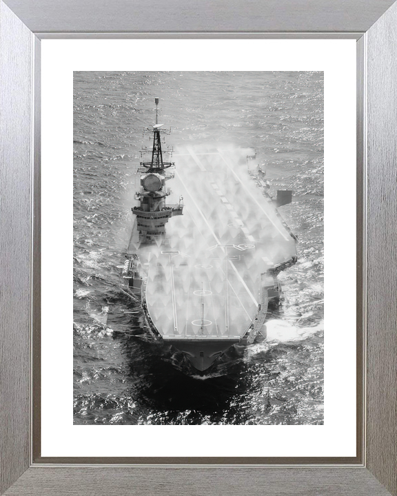 HMS Hermes (R12) Royal Navy Centaur Class Aircraft Carrier Pre Wetting Photo Print Wall Art Decor - Posters, Prints, & Visual Artwork - by Hampshire Prints (image 6 of 9)