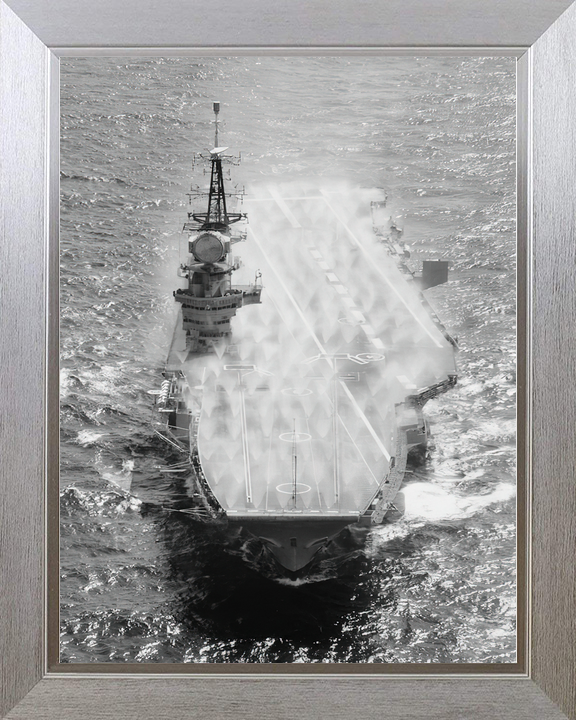 HMS Hermes (R12) Royal Navy Centaur Class Aircraft Carrier Pre Wetting Photo Print Wall Art Decor - Posters, Prints, & Visual Artwork - by Hampshire Prints (image 7 of 9)