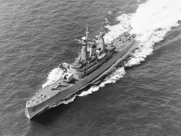 HMS Argonaut (F56) Royal Navy Leander Class Frigate From The Air Photo Print Wall Art Decor Posters, Prints, & Visual Artwork Hampshire Prints 6 x 4 No Frame No