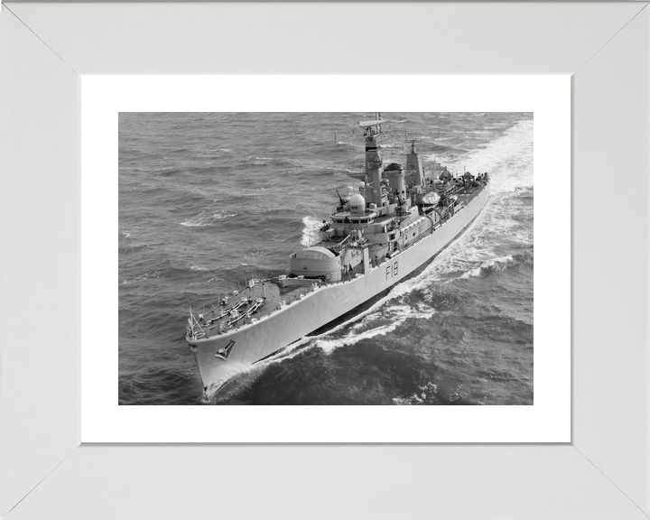 HMS Galatea (F18) Royal Navy Leander Class Frigate Port Bow View Photo Print Wall Art Decor - Posters, Prints, & Visual Artwork - by Hampshire Prints (image 4 of 9)