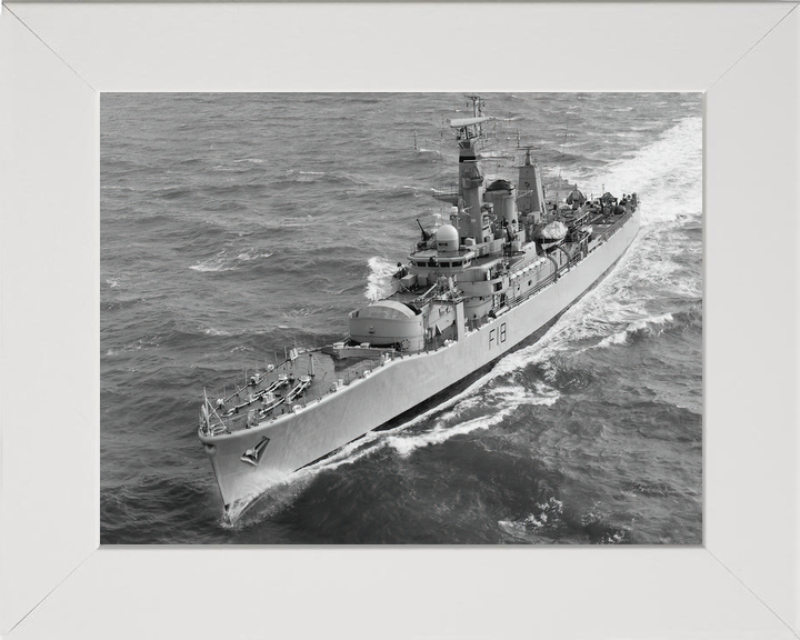 HMS Galatea (F18) Royal Navy Leander Class Frigate Port Bow View Photo Print Wall Art Decor - Posters, Prints, & Visual Artwork - by Hampshire Prints (image 5 of 9)