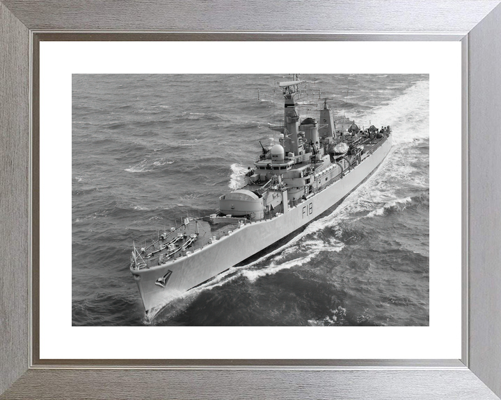HMS Galatea (F18) Royal Navy Leander Class Frigate Port Bow View Photo Print Wall Art Decor - Posters, Prints, & Visual Artwork - by Hampshire Prints (image 6 of 9)