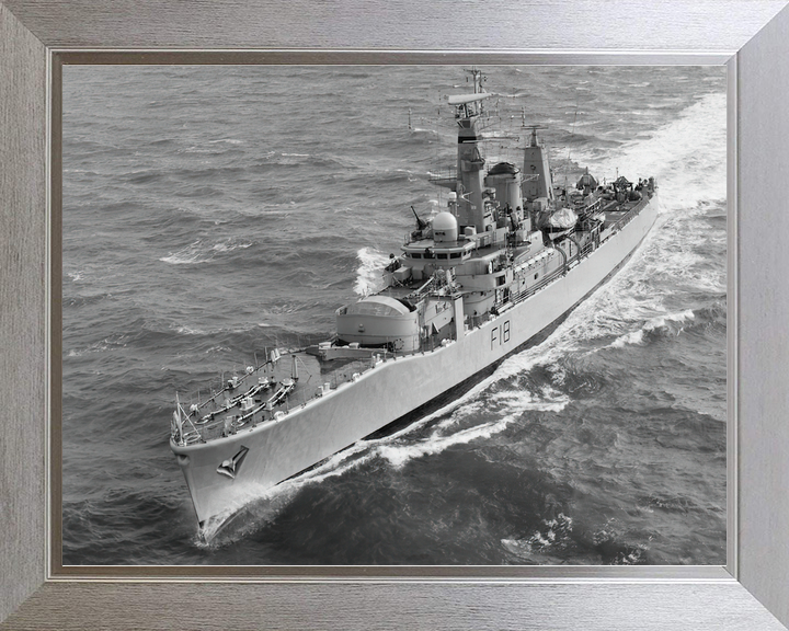 HMS Galatea (F18) Royal Navy Leander Class Frigate Port Bow View Photo Print Wall Art Decor - Posters, Prints, & Visual Artwork - by Hampshire Prints (image 7 of 9)