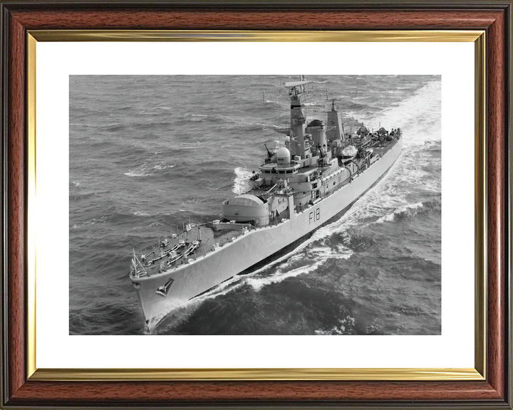 HMS Galatea (F18) Royal Navy Leander Class Frigate Port Bow View Photo Print Wall Art Decor - Posters, Prints, & Visual Artwork - by Hampshire Prints (image 8 of 9)