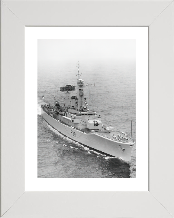 HMS Naiad F39 Leander Class Frigate Starboard Bow View Photo Print - Posters, Prints, & Visual Artwork - by Hampshire Prints (image 4 of 9)