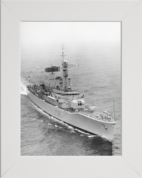HMS Naiad F39 Leander Class Frigate Starboard Bow View Photo Print - Posters, Prints, & Visual Artwork - by Hampshire Prints (image 5 of 9)