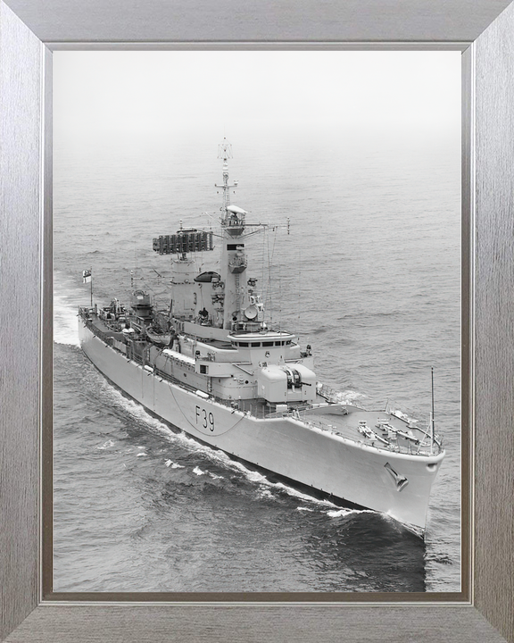 HMS Naiad F39 Leander Class Frigate Starboard Bow View Photo Print - Posters, Prints, & Visual Artwork - by Hampshire Prints (image 7 of 9)