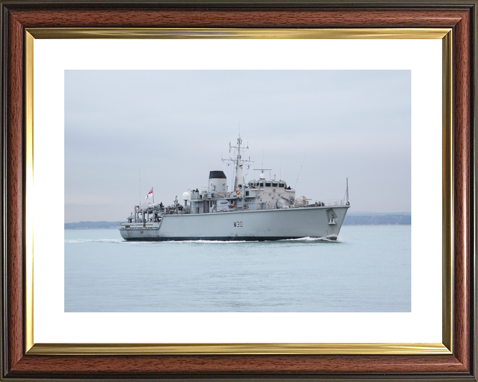 HMS Ledbury M30 Hunt Class Minesweeper Photo Print - Posters, Prints, & Visual Artwork - by Hampshire Prints (image 8 of 9)