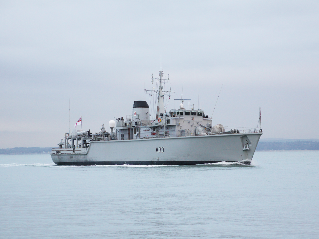 HMS Ledbury M30 Hunt Class Minesweeper Photo Print - Posters, Prints, & Visual Artwork - by Hampshire Prints (image 1 of 9)