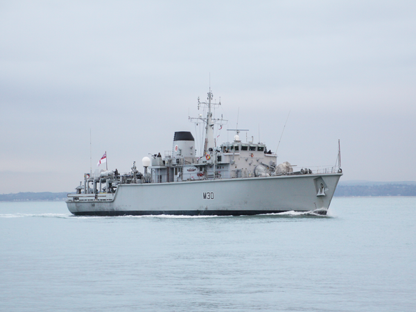 HMS Ledbury M30 Hunt Class Minesweeper