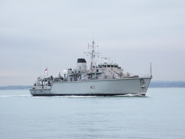 HMS Ledbury M30 Hunt Class Minesweeper Photo Print - Posters, Prints, & Visual Artwork - by Hampshire Prints (image 1 of 9)