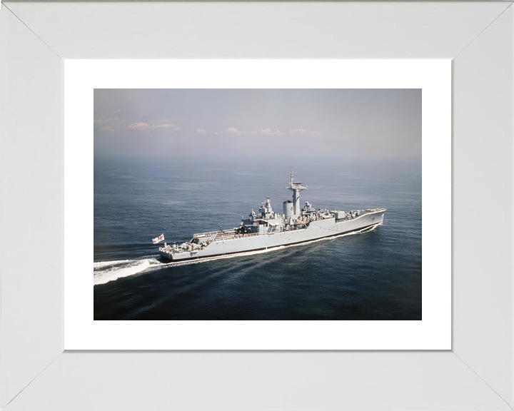 HMS Lowestoft F103 Rothesay Class Frigate 1970 At Sea Starboard View Photo Print - Posters, Prints, & Visual Artwork - by Hampshire Prints (image 4 of 9)