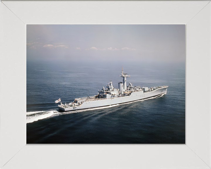 HMS Lowestoft F103 Rothesay Class Frigate 1970 At Sea Starboard View Photo Print - Posters, Prints, & Visual Artwork - by Hampshire Prints (image 5 of 9)