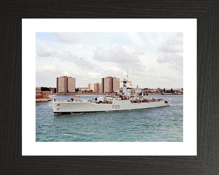 HMS Lowestoft F103 Rothesay Class Frigate Photo Print - Posters, Prints, & Visual Artwork - by Hampshire Prints (image 2 of 9)