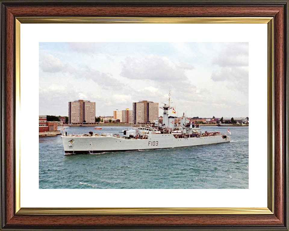 HMS Lowestoft F103 Rothesay Class Frigate Photo Print - Posters, Prints, & Visual Artwork - by Hampshire Prints (image 8 of 9)