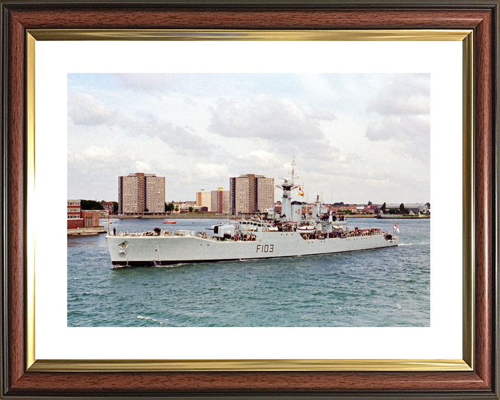 HMS Lowestoft F103 Rothesay Class Frigate Photo Print - Posters, Prints, & Visual Artwork - by Hampshire Prints (image 8 of 9)