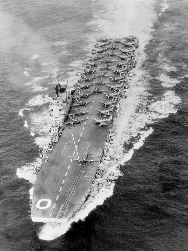 HMS Ocean R68 Colossus Class Aircraft Carrier 1958 Photo Print - Posters, Prints, & Visual Artwork - by Hampshire Prints (image 1 of 9)
