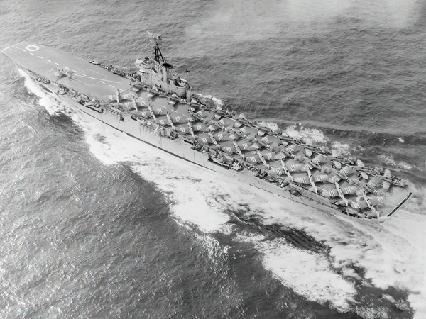 HMS Ocean R68 Colossus Class Aircraft Carrier 1952