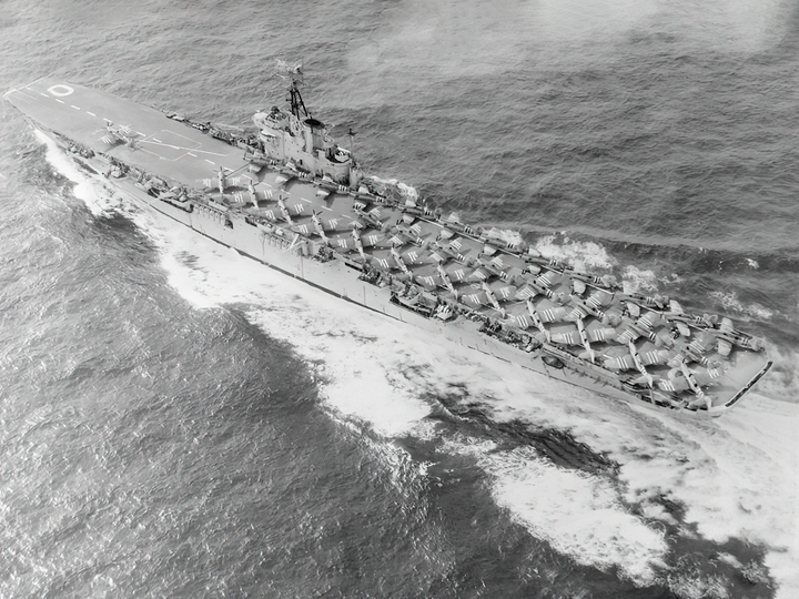 HMS Ocean R68 Colossus Class Aircraft Carrier 1952 Photo Print - Posters, Prints, & Visual Artwork - by Hampshire Prints (image 1 of 9)