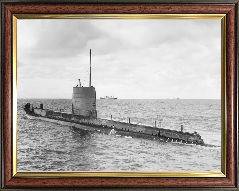 HMS Odin S10 Oberon Class Submarine surfaced