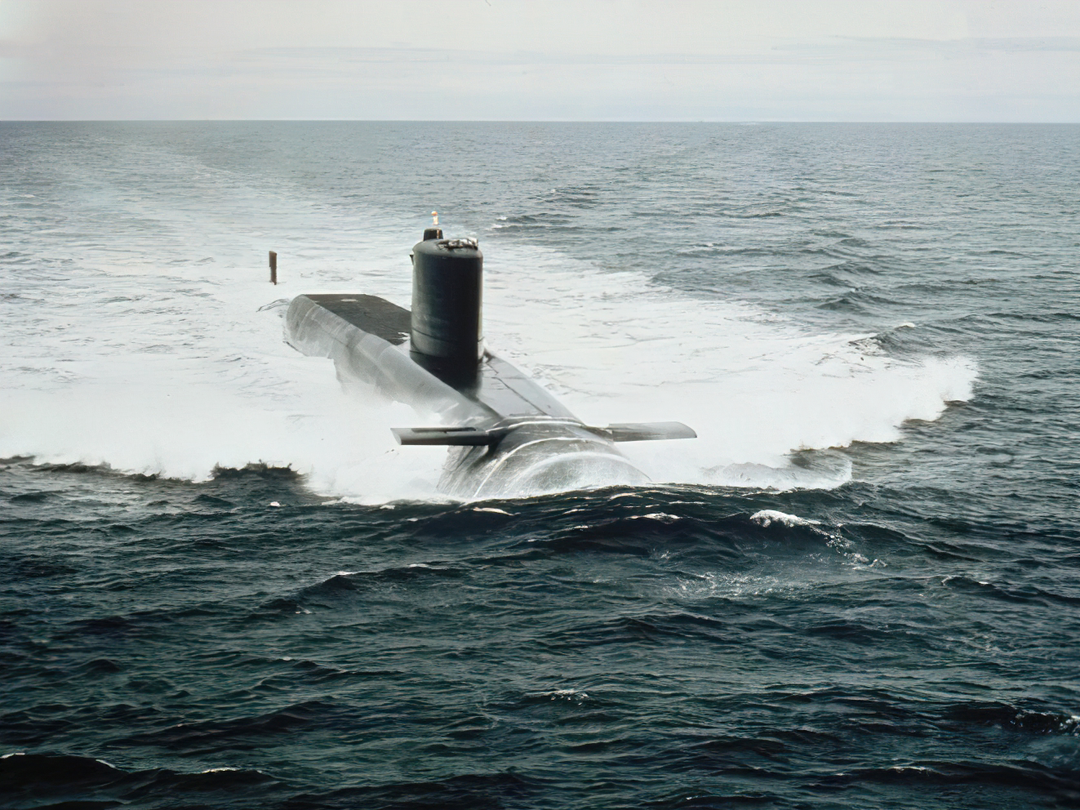 HMS Resolution S22 Resolution Class Submarine Starboard Bow