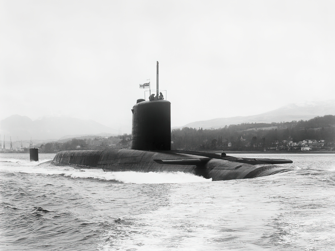 HMS Resolution S22 Resolution Class Submarine Paying Off Photo Print - Posters, Prints, & Visual Artwork - by Hampshire Prints (image 1 of 9)