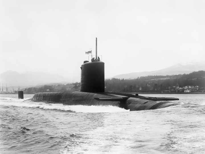 HMS Resolution S22 Resolution Class Submarine Paying Off Photo Print - Posters, Prints, & Visual Artwork - by Hampshire Prints (image 1 of 9)