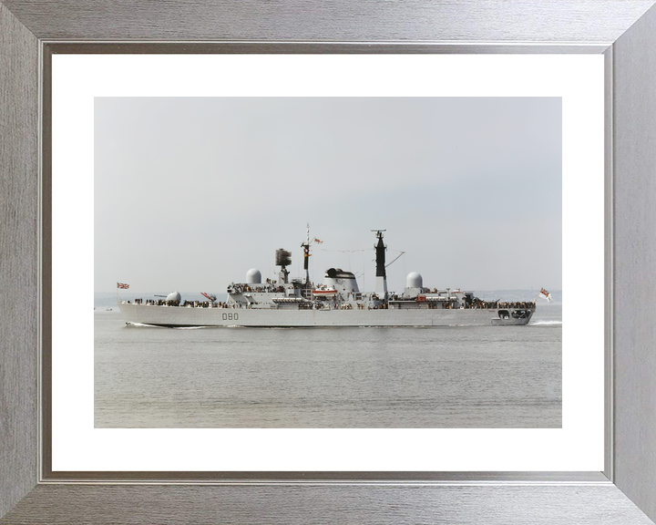 HMS Sheffield D80 Type 42 Destroyer Port Beam View