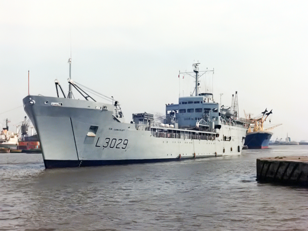 RFA Sir Lancelot L3029 Round Table Class Ship December 2010 Photo Print - Posters, Prints, & Visual Artwork - by Hampshire Prints (image 1 of 9)