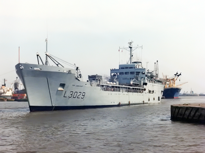 RFA Sir Lancelot L3029 Round Table Class Ship December 2010 Photo Print - Posters, Prints, & Visual Artwork - by Hampshire Prints (image 1 of 9)