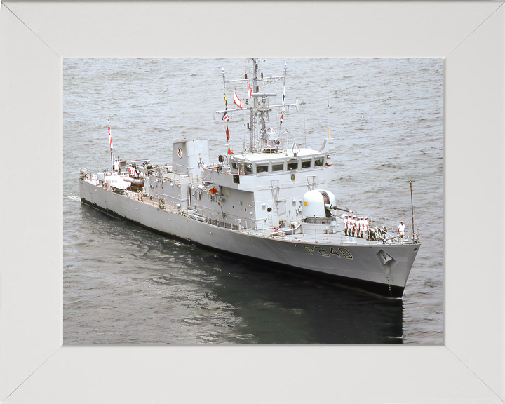 HMS Plover P240 Peacock Class Patrol Vessel July 1986 Port Side View Photo Print - Posters, Prints, & Visual Artwork - by Hampshire Prints (image 5 of 9)